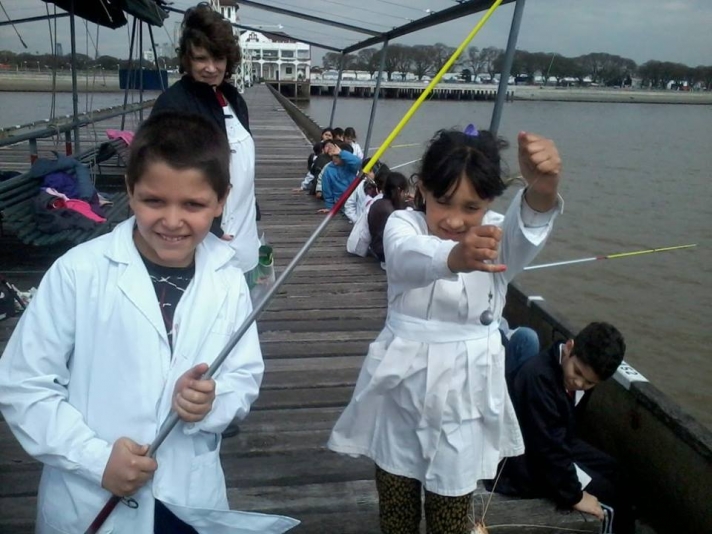 Visita del 4to grado "A" de la Escuela Nº 15 D.E. 4