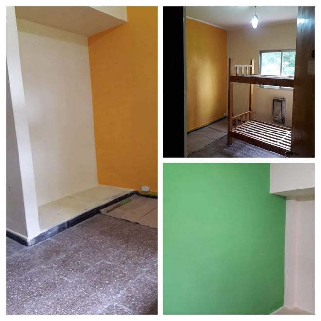 Continúan los trabajos de reciclado y puesta en valor de las habitaciones "D" y "E" de Chascomús