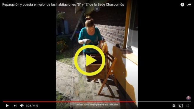 Reparación y puesta en valor de las habitaciones "D" y "E"